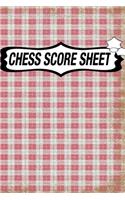 Chess Score Sheet