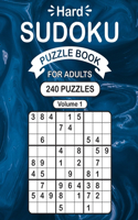 Hard Sudoku Puzzle Book For Adults Volume 1