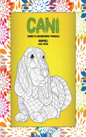 Diario di colorazione Mandala - Linee spesse - Animali - Cani