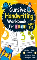 cursive handwriting workbook for kids ages 3-5