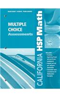 California HSP Math: Multiple Choice Assessments, Grade 3