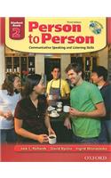 Person to Person, Third Edition Level 2: Student Book (with Student Audio CD)