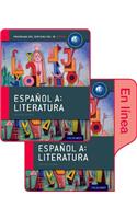 Espanol A: Literatura, Libro del Alumno Conjunto Libro Impreso Y Digital En Linea: Programa del Diploma del Ib Oxford