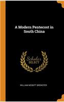 A Modern Pentecost in South China