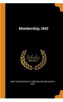 Membership, 1843