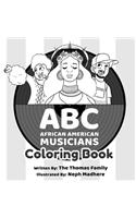 ABC - African American Musicians Coloring Book