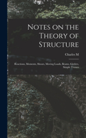 Notes on the Theory of Structure: Reactions, Moments, Shears, Moving Loads, Beams, Girders, Simple Trusses