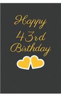 Happy 43rd Birthday