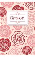 Grace: Personalised Notebook / 120 Lined Pages / Perfect for journaling and writing notes.