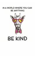In a World Where You Can be Anything Be Kind