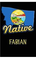 Montana Native Fabian: College Ruled Composition Book
