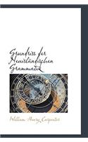 Grundriss Der Neuisl Ndischen Grammatik: (English)