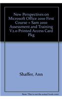 New Perspectives on Microsoft Office 2010 First Course + Sam 2010 Assessment and Training V2.0 Printed Access Card Pkg