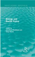Energy and Social Policy (Routledge Revivals)
