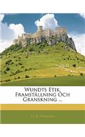 Wundts Etik, Framställning Och Granskning ...