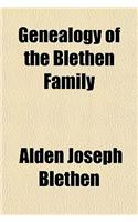 Genealogy of the Blethen Family
