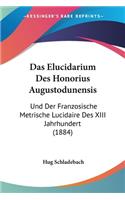 Elucidarium Des Honorius Augustodunensis