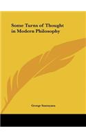 Some Turns of Thought in Modern Philosophy