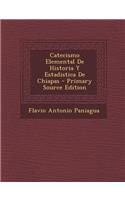 Catecismo Elemental de Historia y Estadistica de Chiapas