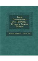 Local Government and Taxation