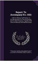 Report. to Accompany H.R. 3321
