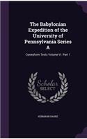 Babylonian Expedition of the University of Pennsylvania Series A