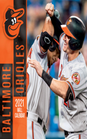 Baltimore Orioles 2021 12x12 Team Wall Calendar