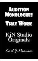 Audition Monologues that work