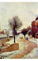 "Suburb under Snow" by Paul Gauguin - 1886: Journal (Blank / Lined)(Art of Life Journals)