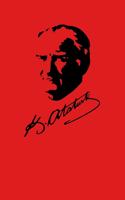 Mustafa Kemal Atatürk Notebook: Not Defteri Çizgili - 120 Lined / Ruled Pages - 5x8 inch (12.7.24 x 20.32 cm) - Paper notebook - composition book