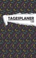 Tagesplaner Memphis Neon: Eleganter Terminplaner I DIN A5 I 120 Seiten I Tageskalender I Organizer für Schule, Uni und Büro(1 Abstrakte Tagesplaner)