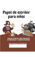 Papel de escribir para niños