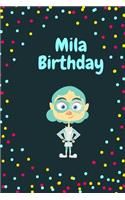 Mila Birthday Cute Hero Gift _ Mila Notebook