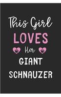 This Girl Loves Her Giant Schnauzer