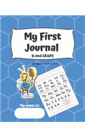 My First Journal: Practice Writing Journal for Kids - sheets / 8in x 10 in