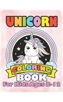 Unicorn Coloring Book for Kids Ages 8-12: Lovely Cute Unicorn Rainbow Stars