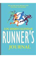 Runner's Journal: Day-by-Day Daily Log Book Running Planner 2020