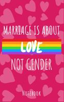 Marriage is about love not gender