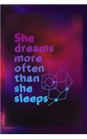 She Dreams More Often Than She Sleeps