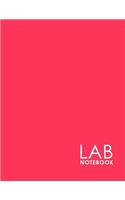 Lab Notebook: Chemistry Lab Notebook, Lab Notebook Paper, Lab Notebook For Kids, Scientific Lab Notebook, Minimalist Pink Cover(20 Lab Notebook)