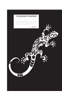 Composition Notebook Lizard: College Ruled Book to write in for school, take notes, for kids, students, teachers, homeschool, white Lizard Cover