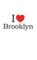I Love Brooklyn: Lined Journal for Jotting Love Notes