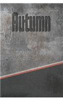 Autumn: Stone Name Writing Journal