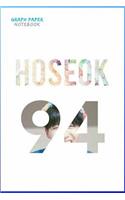 Hoseok 94 Graph Paper Notebook