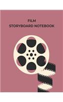 Storyboard Notebook: Blank Storyboarding Journal Template Paper for Movie Filmmakers, Playwrights, Advertisers, Animators, Social Media Video Creators. Cinema Notebook S