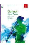 Clarinet Exam Pieces 2014-2017, Grade 4 Part: Selected from the 2014-2017 Syllabus(ABRSM Exam Pieces)