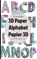 3D paper Alphabet Papier 3D
