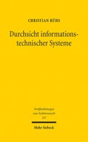 Durchsicht informationstechnischer Systeme
