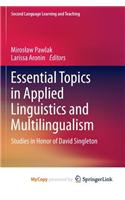 Essential Topics in Applied Linguistics and Multilingualism