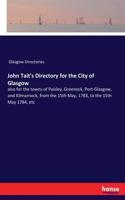 John Tait's Directory for the City of Glasgow